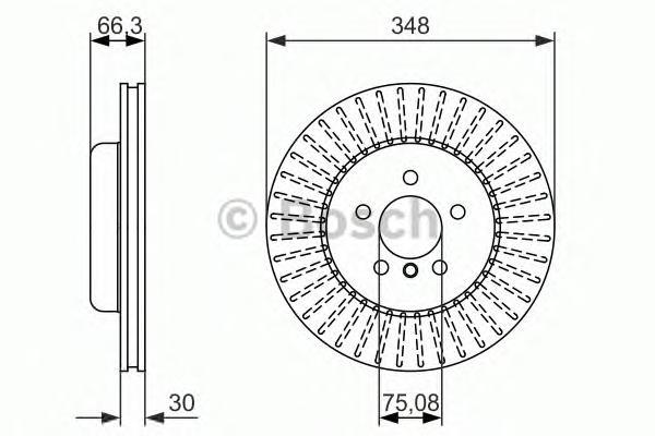 0 986 479 772_диск тормозной передний bmw 5/6 f10/f12 2.8-5.0/3.0d 09>