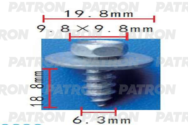 Болт металлический PATRON p372005 PATRON p37200