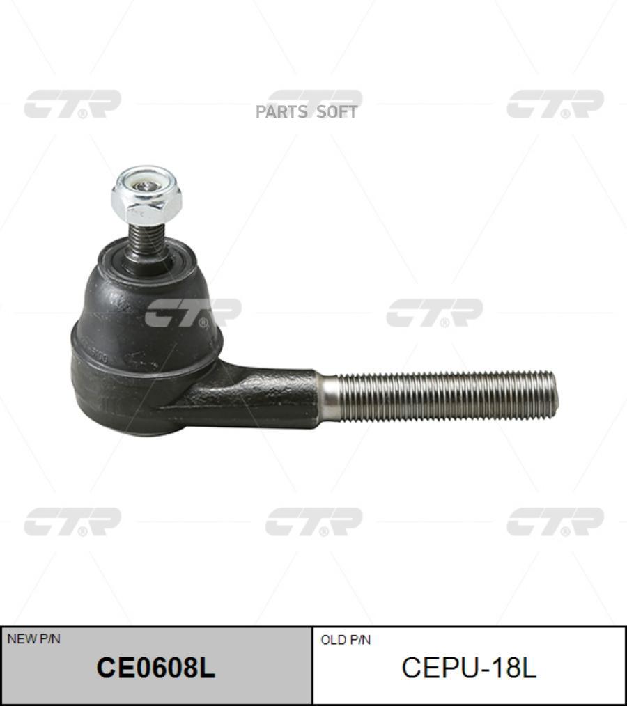 CTR CEPU-18L Нак.рул.тяги лев. PEUGEOT 106,206,307,605 CITROEN AX,C4,Saxo, Xantia, XM (86