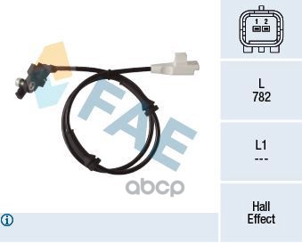 Датчик abs FAE 78317