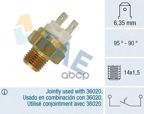 Датчик включения вентилятора FAE 3601