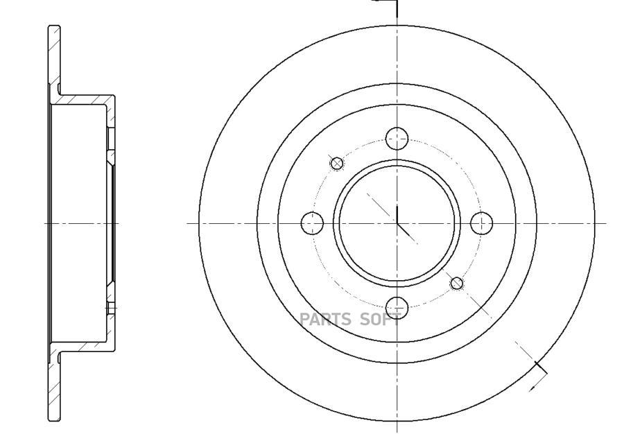 Диск Тормозной G-Brake Gr-01145 1Шт GBRAKE GR01145