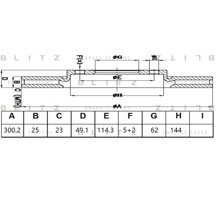 Диск тормозной LIFAN X60X70 11- перед.вент. BS048