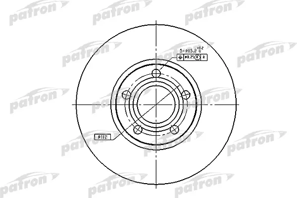 Диск Тормозной Patron Pbd2651