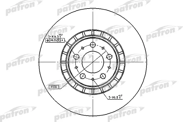 Диск Тормозной Patron Pbd434