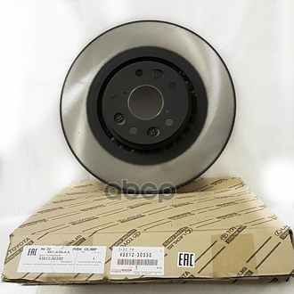 Диск Тормозной Передний R Lexus Gs300/Gs430/Gs460 /Vent D=334mm Toyota 43512-30330 TOYOTA