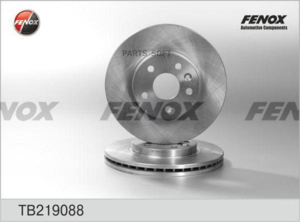 FENOX TB219088 Диск торм.CHEVROLET AVEO (T300) 11- , CRUZE 09- , OPEL ASTRA J 09- , () 1ш