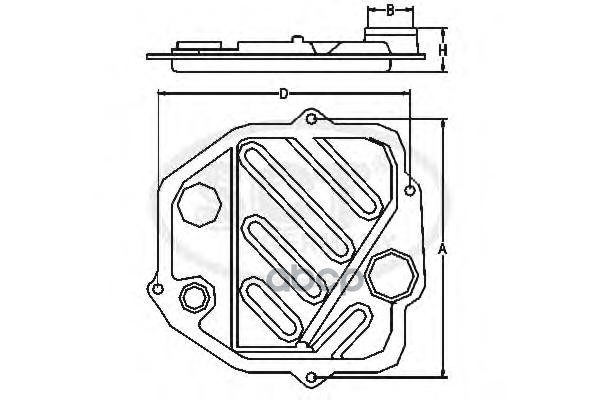 Фильтр Акпп Sg1015 Merc W202. W203. W204. W210. W211. W212. W220. W221. Ssang Rexton 02-Н.