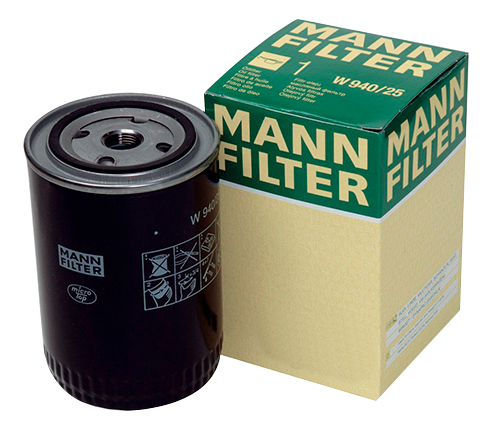 Фильтр масляный двигателя MANN-FILTER W1140/2