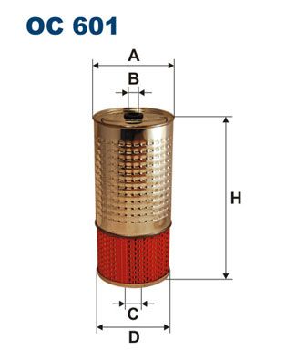 Фильтр масляный FILTRON OC601 FILTRON oc601