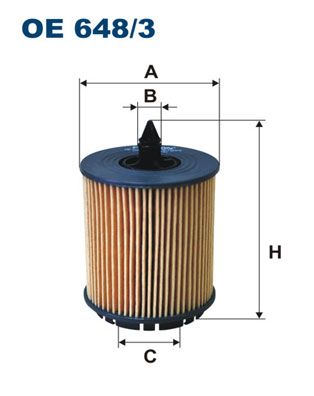 Фильтр масляный FILTRON OE648/3