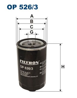 Фильтр масляный FILTRON OP526/3