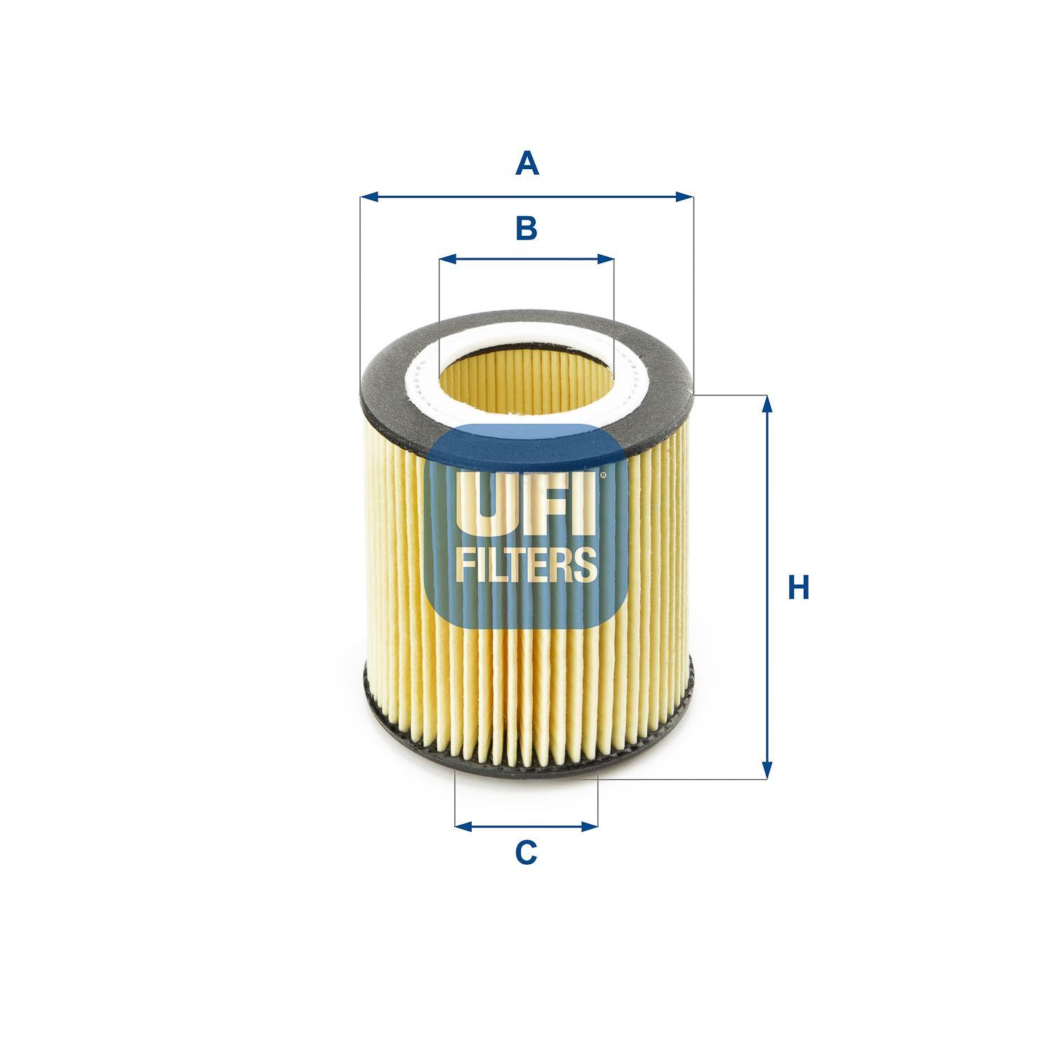 Фильтр масляный UFI 25.058.