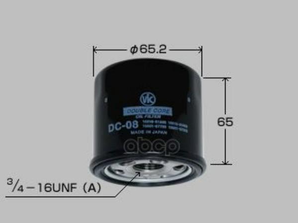 Фильтр Масляный Vic Dc08 Double Core Ej#,Ef#,Hcej,K3v# '98-,K6a '01- VIC арт. DC08