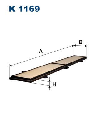 Фильтр салона Filtron K1169