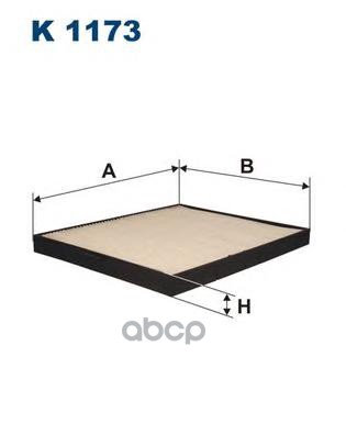 Фильтр салона FILTRON K1173