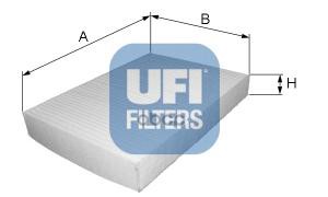 Фильтр салона UFI 53109