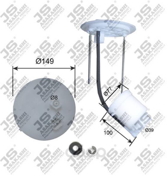 Фильтр топливный JS Asakashi FS21008