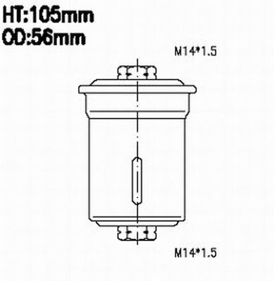 Фильтр топливный JS Asakashi FS6042