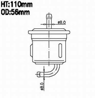 Фильтр топливный JS Asakashi FS7004