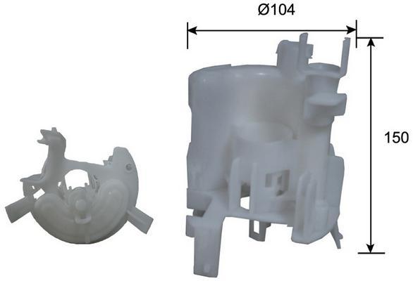 Фильтр топливный JS Asakashi FS8020A