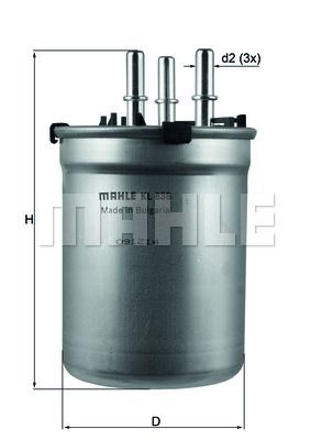 Фильтр топливный KNECHT KL 838