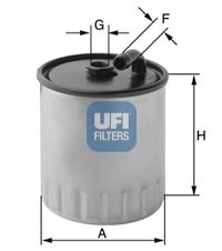 Фильтр топливный UFI 24.429.