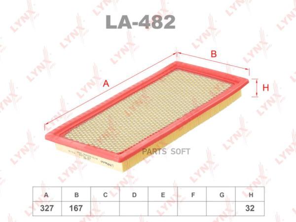 Фильтр воздушный CHRYSLER Lynx LA482