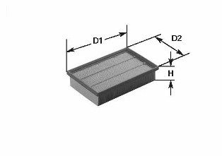 Фильтр воздушный двигателя Clean filters MA3042