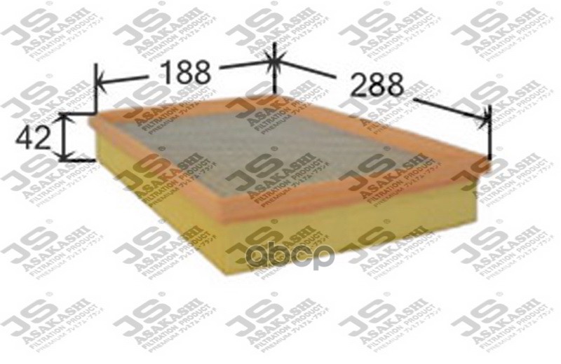 Фильтр воздушный JS Asakashi A0284