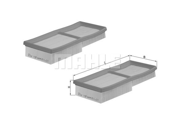 Фильтр воздушный KNECHT LX 1137/S