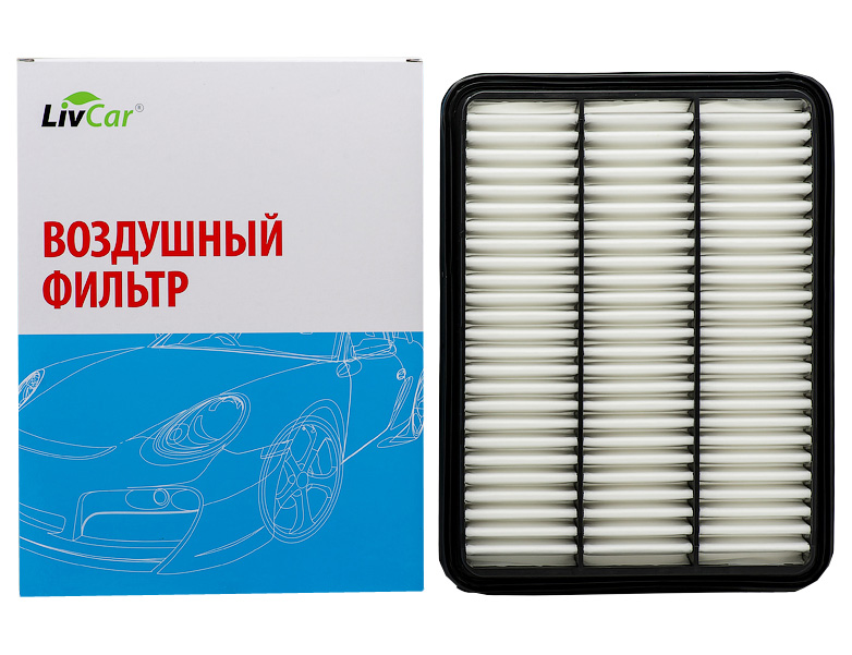 Фильтр Воздушный Livcar Lct19431007a Оем 17801-50040 Toyota (Rhd, Lhd) Пластик LivCar