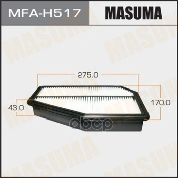 Фильтр Воздушный Masuma Mfah517 Honda/ Civic 07- (1/20) Masuma арт. MFAH517