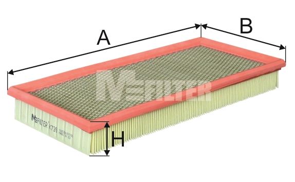 Фильтр воздушный MFILTER K 739