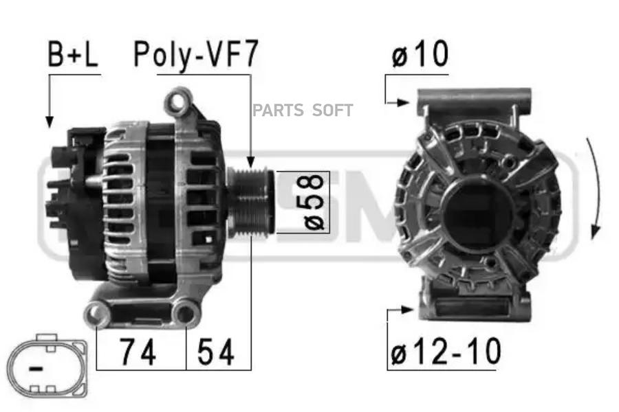 Генератор ERA для Ford Ranger Transit, Transit V363 2011-2016 210949