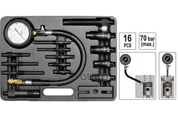 Индикатор компрессии YATO YT7307 дизель