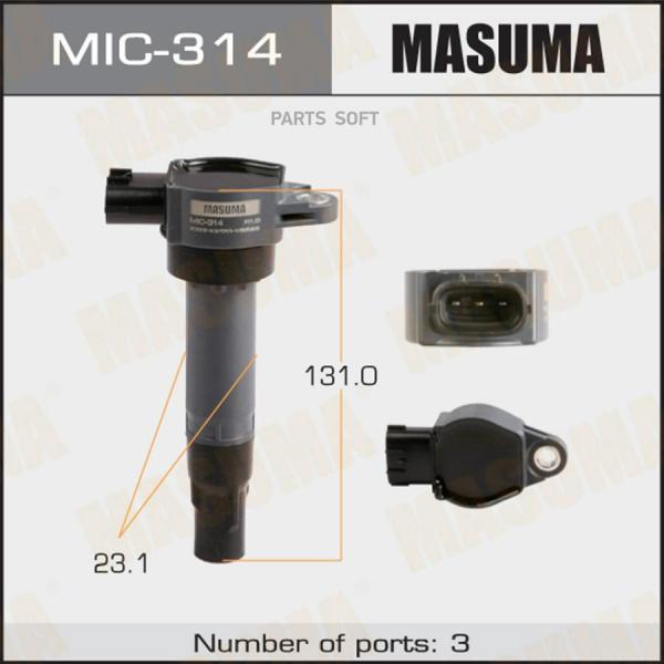 Катушка Зажигания Masuma Mic-314 Masuma арт. MIC-314