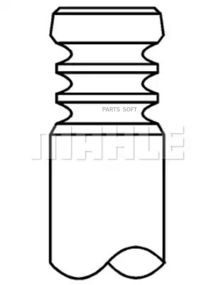 Клапан двигателя впускной opel: astra f 1.6 si/1.6 i 16v 91-98 Mahle 011VE30337