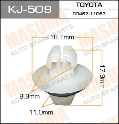 Клипса автомобильная Masuma KJ509