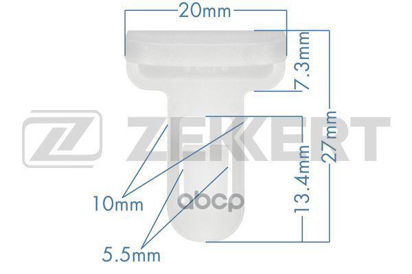 Клипса Крепёжная Toyota (Миним. Кол-Во Заказа 10 Шт) Zekkert арт. BE2517