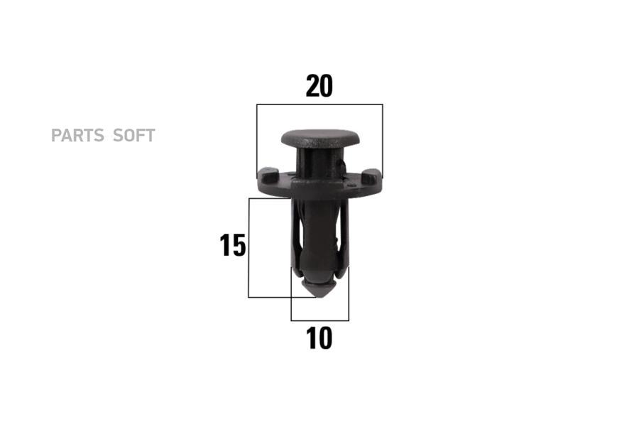 Клипсы автомобильные Subaru Impreza, Legacy, Forester KRAFT kt106247