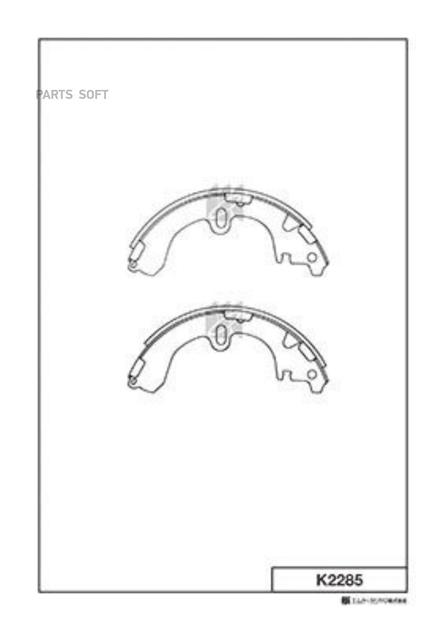Колодки Тормозные Toyota (Japan) 200 Х 35 Kashiyama Kashiyama K2285