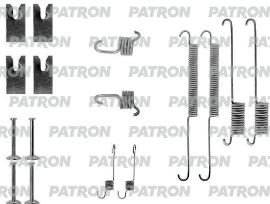 Комплект монтажный тормозных колодок PATRON psrk0042