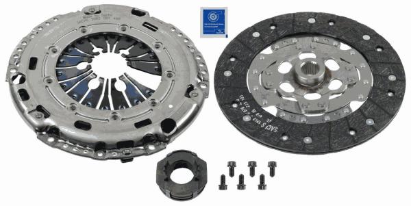 Комплект сцепления Sachs Audi A3 Skoda Superb Volkswagen Golf plus jetta 3000970036