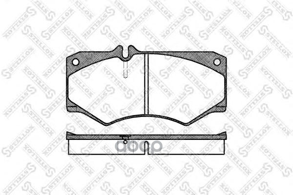 Комплект тормозных колодок Stellox 058030SX