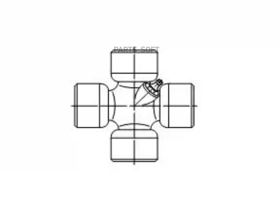 Крестовина карданной передачи 30.15x106.28 - FIAT