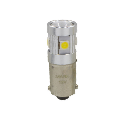 Лампа Светодиодная 12v T8 W Ba9s Маяк Super White 2 Шт. Блистер 12t8/Sw11/2bl