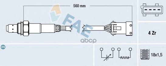 Лямбда-зонд FAE 77196