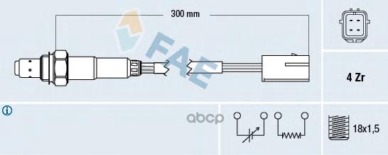Лямбда-зонд FAE 77197