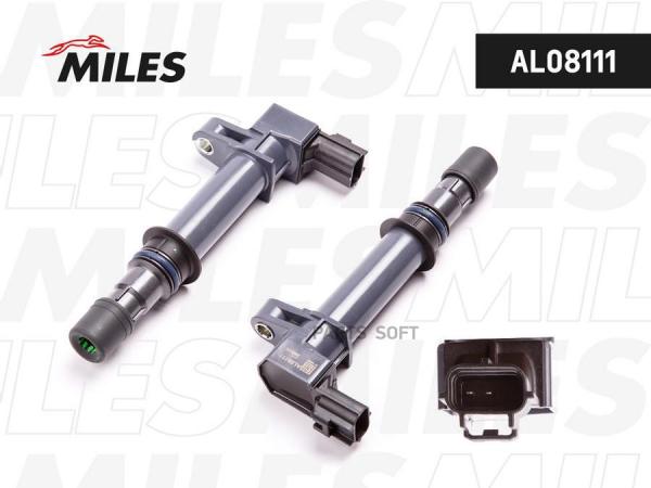 MILES AL08111 Катушка зажигания JEEP GRAND CHEROKEE 4.7 (NGK 48194) AL08111